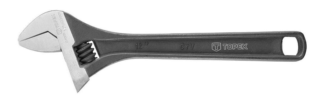 Nastaviteľný kľúč TOPEX 300 mm, rozsah 0-41 mm Obrázok produktu 