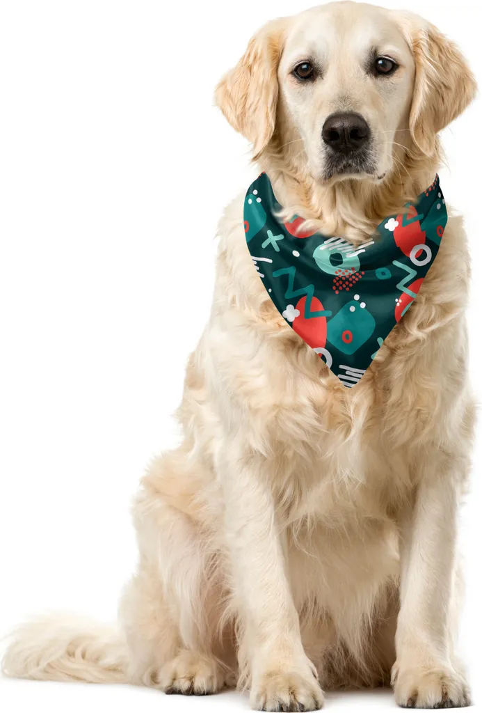 Foulard Cane ABAKUHAUS Hipster 55 cm - Idea Regalo Originale Multicolore