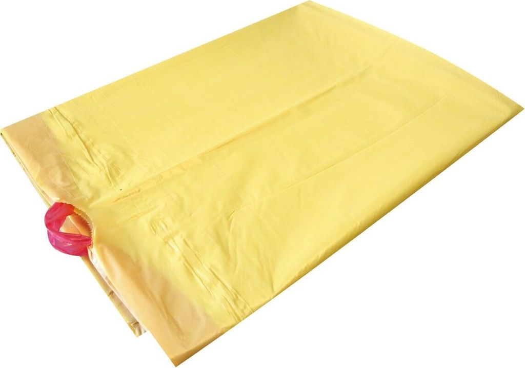 Abfallsack mit Zugband 120 l gelb 50 Stück
