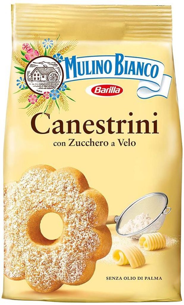 Mulino Bianco Canestrini con zucchero a velo/Puderzucker Immagine del prodotto 