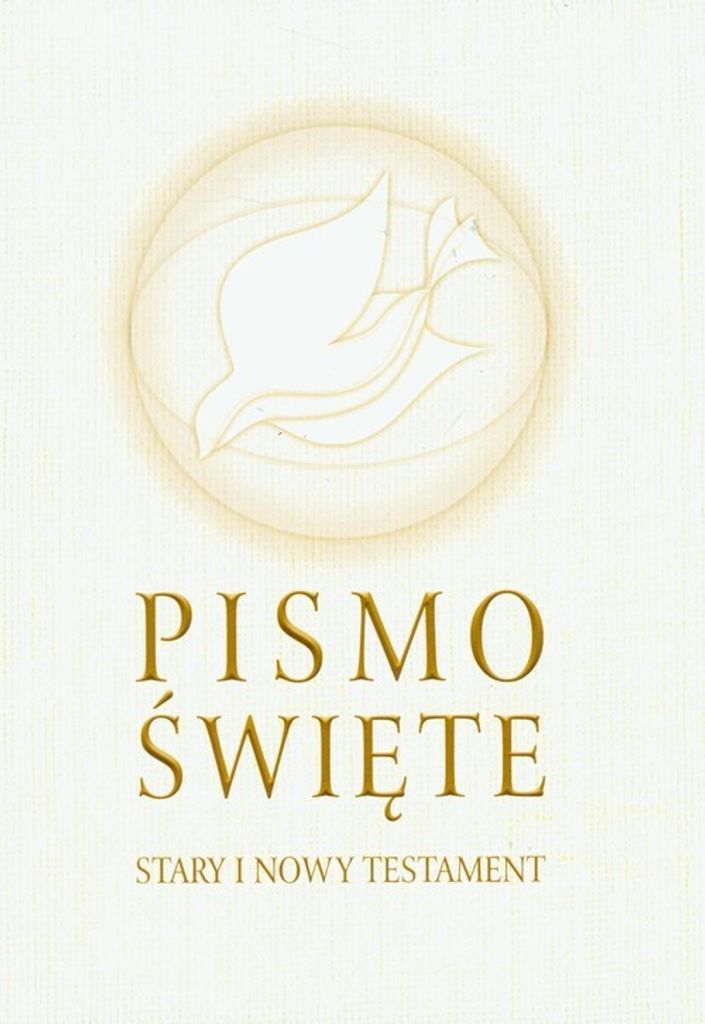 Pismo Święte - Starego i Nowego Testamentu, wydanie duże, białe