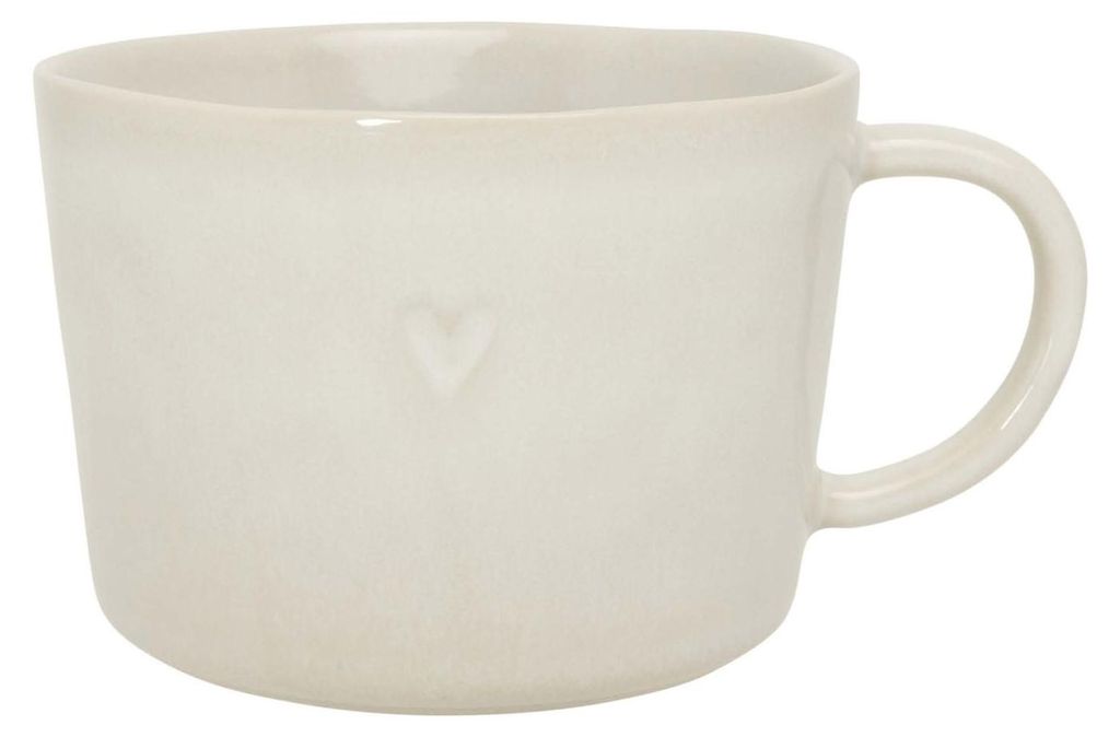 Tasse JUNE Clay creme D. 10cm Stoneware Bastion Collections