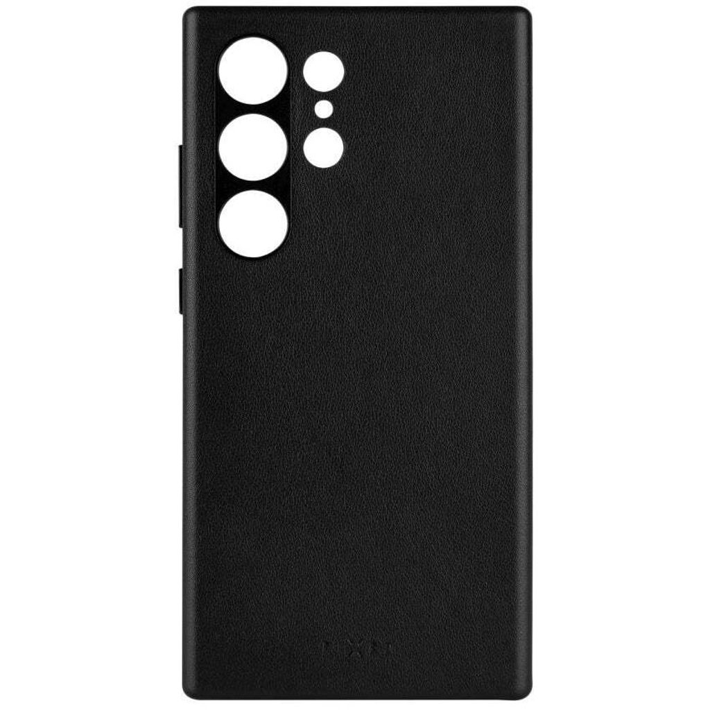 Schutzhülle für Galaxy S24 Ultra, Fixed MagLeather MagSafe, Schwarz