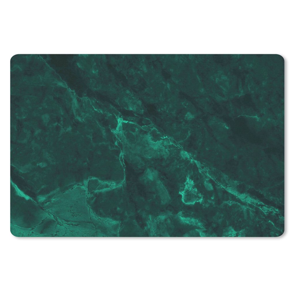 MuchoWow Mauspad Mousepad Marmor - Limette - Grün - Strukturiert - Marmoroptik 27x18 cm - Mousepads - Maus Mat - Pad - Mausunterlage - Büroarti...