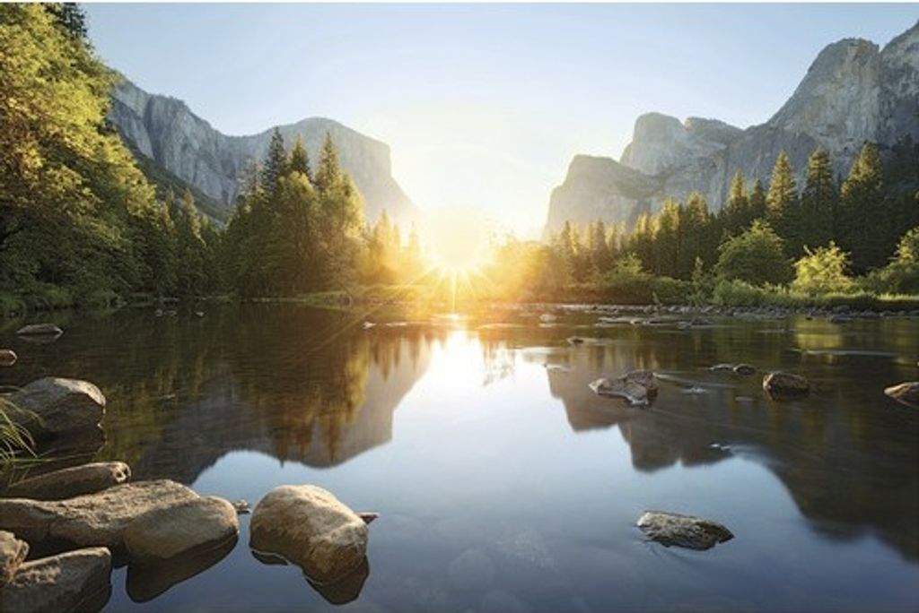 Leinwandbild Yosemite Valley 150x100 cm Produktbild 