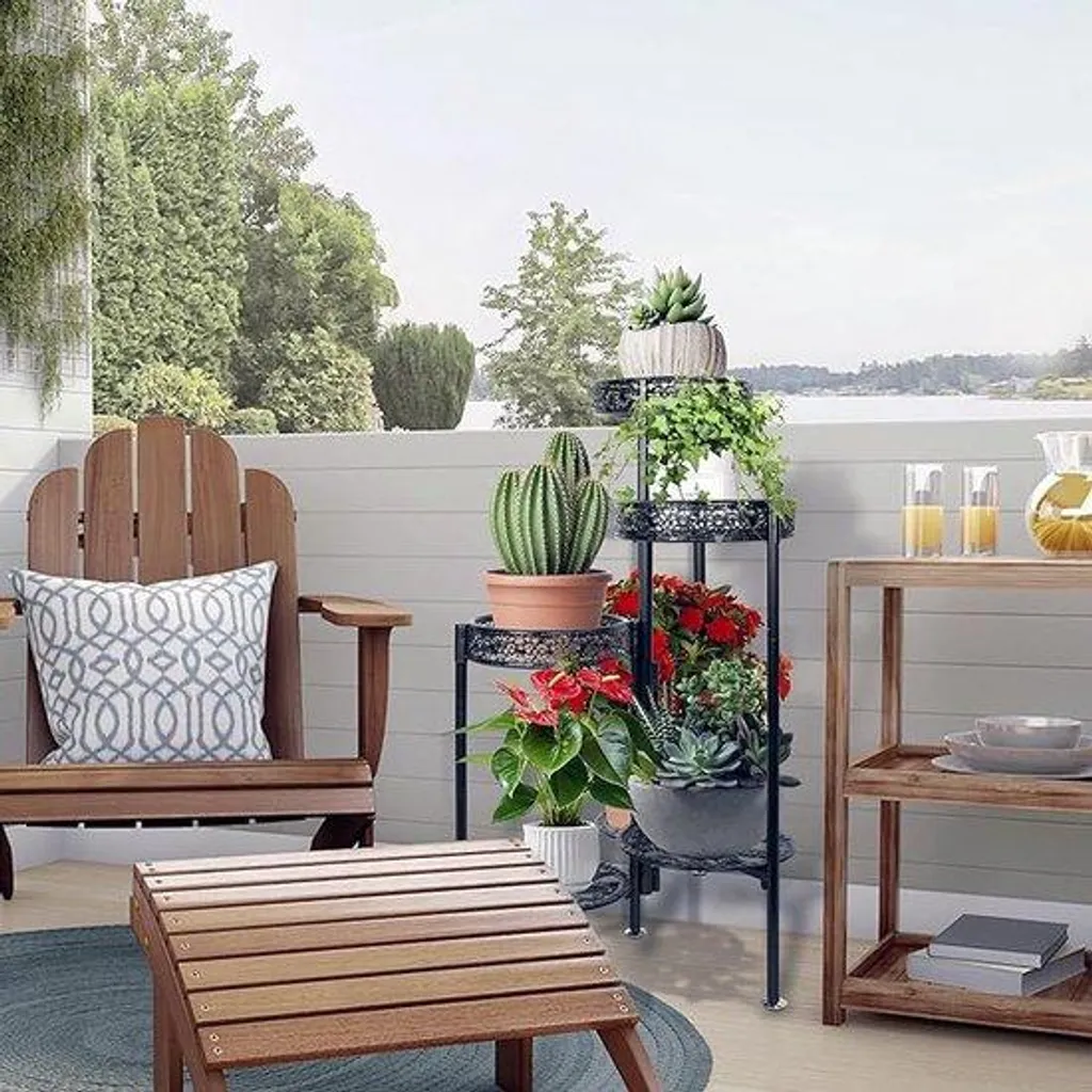 Jardinière Displayrek 44x22x70 cm Porte-Plante Design pour Salon
