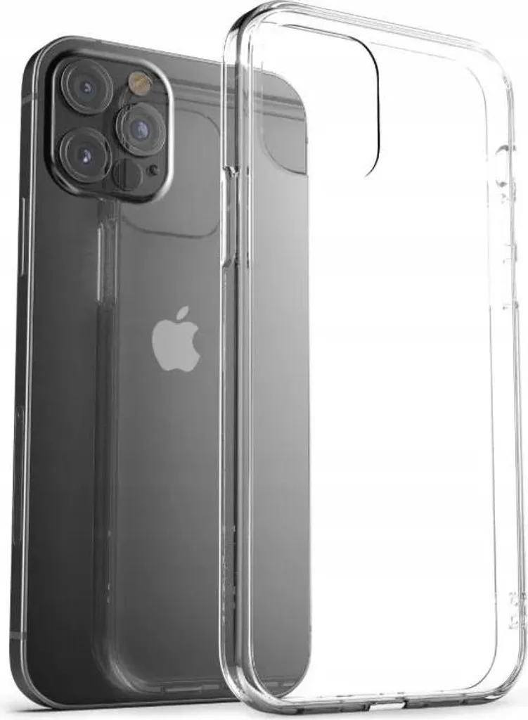 Coque de protection transparente iPhone 12 Pro en silicone cristallin
