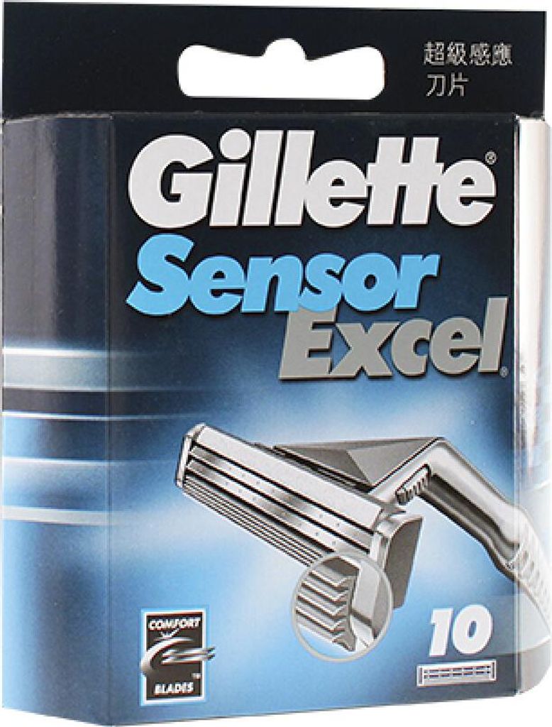 Gillette Sensor Excel Ersatzklingen fü r Herren 10 ks Produktbild 