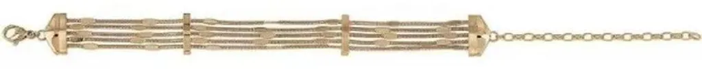 Bracciale Breil Sinuous TJ2945 Acciaio Gold 20-30 cm | Alta Resistenza