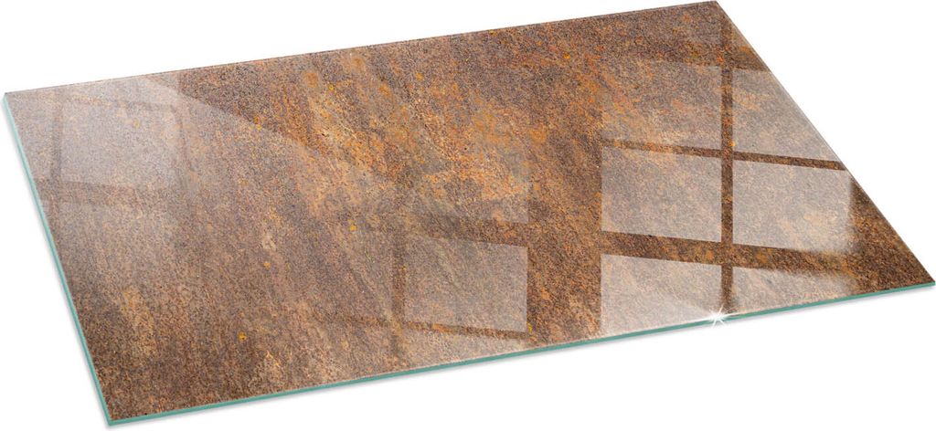 Glasbodenplatte für 100x50 cm – Kaminofen – Kaminplatte Produktbild 