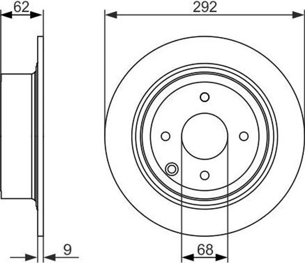 Remplacer vos disques de frein Nissan Tiida C11 avec la qualité Bosch OE