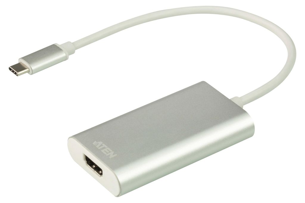 ATEN UC3020-AT, Stříbrná, Bílá, HDMI, USB 3.1 Gen1 Type-C, Obrázek produktu 