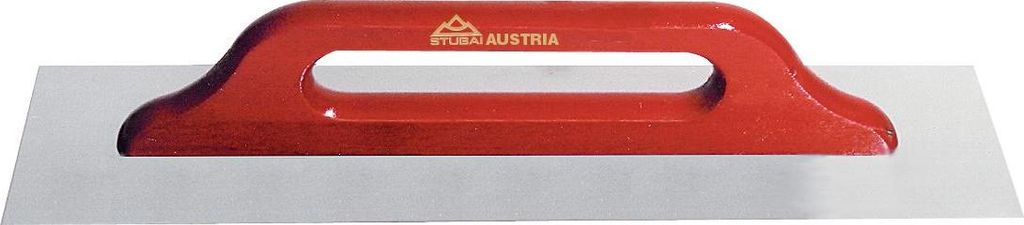 STUBAI Aufziehglättekelle rostfrei 48 480x130x0,75