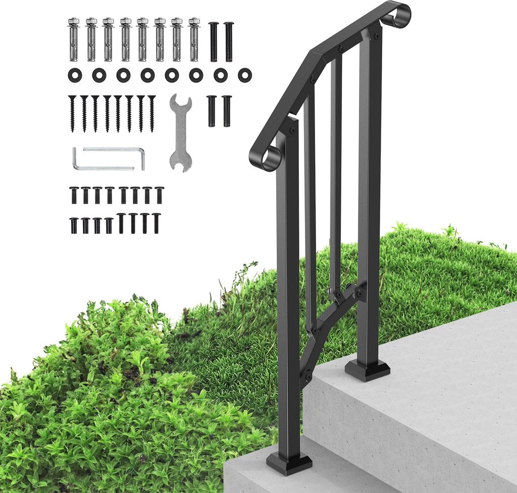 Poręcze Schodowe Zewnętrzne Vevor Balustrada Stal Węglowa Zdjęcie produktu 