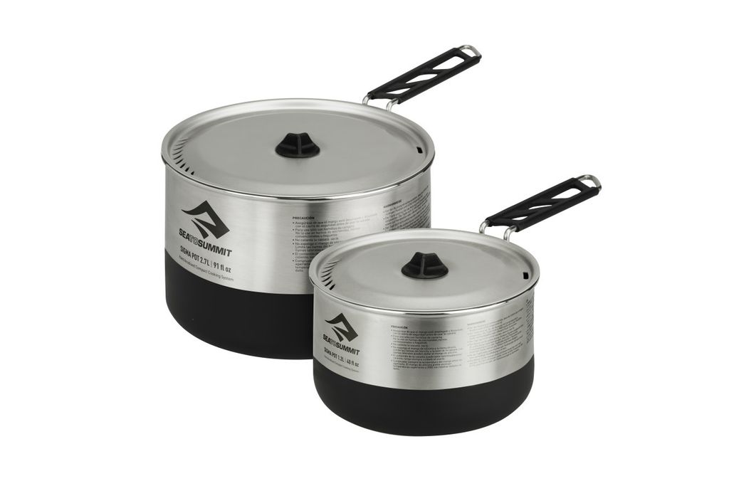 Sea To Summit Sigma Pot Set 2.0, 2,7 l, Schwarz, Edelstahl, Produktbild 
