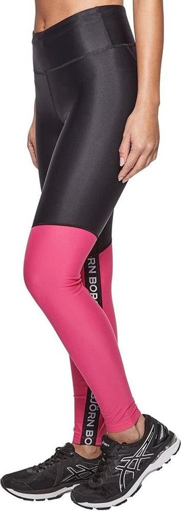 Björn Borg - Damen - Clara Strumpfhose Mit Hohem Bund - Rosa/Schwarz - Gr. 34