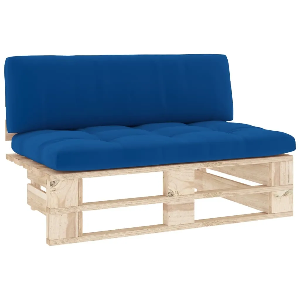 Divano Centrale Pallet Esterno Legno Pino - Modulo Componibile Fai-da-Te