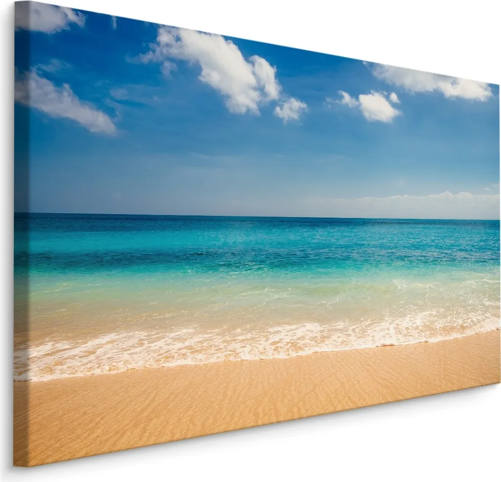 Favolosa tela PICTURES 120x80 cm XXL stampa d'arte spiaggia mare sole cielo