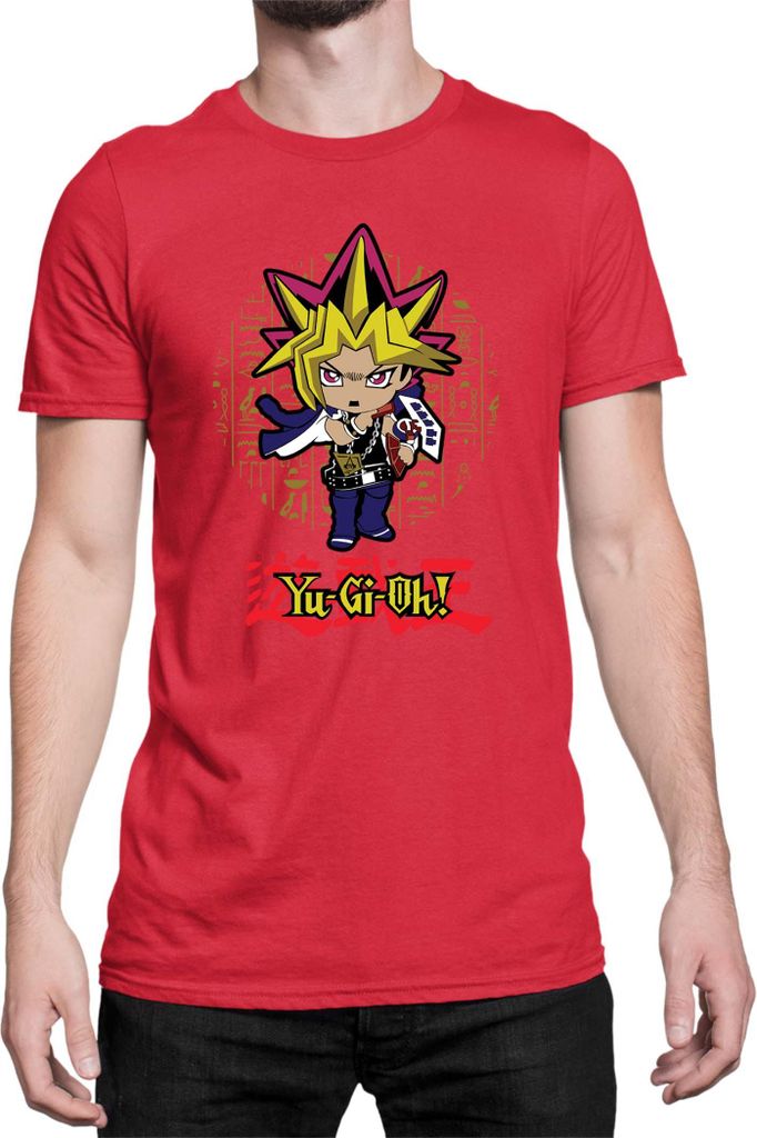 Herren T-Shirt Japan Manga Anime Comics Yu Gi 023, Man S / Rot