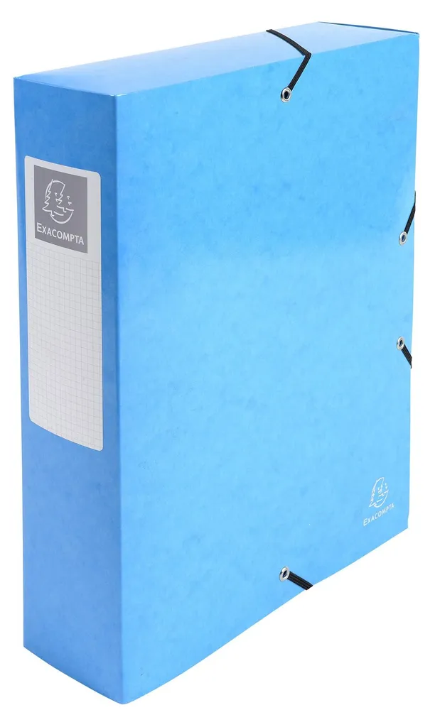 Boîte de classement Iderama Exacompta A4 80mm carton rigide assorti - 2