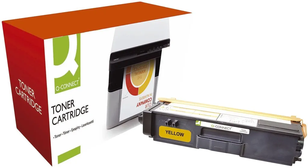 Toner jaune KF15877 Q-Connect pour corriger vos problèmes de couleurs