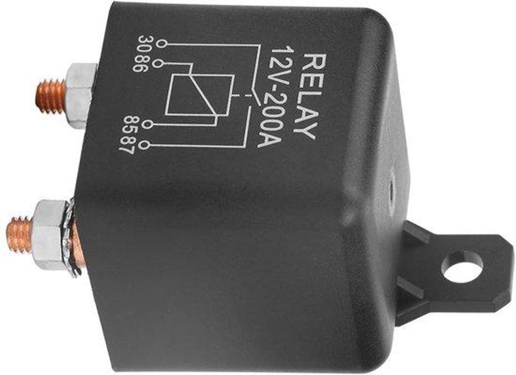 12V 4-Pins 200A Starter Schakelaar - Hoogwaardige Auto Onderdelen - Robuuste - Betrouwbaar
