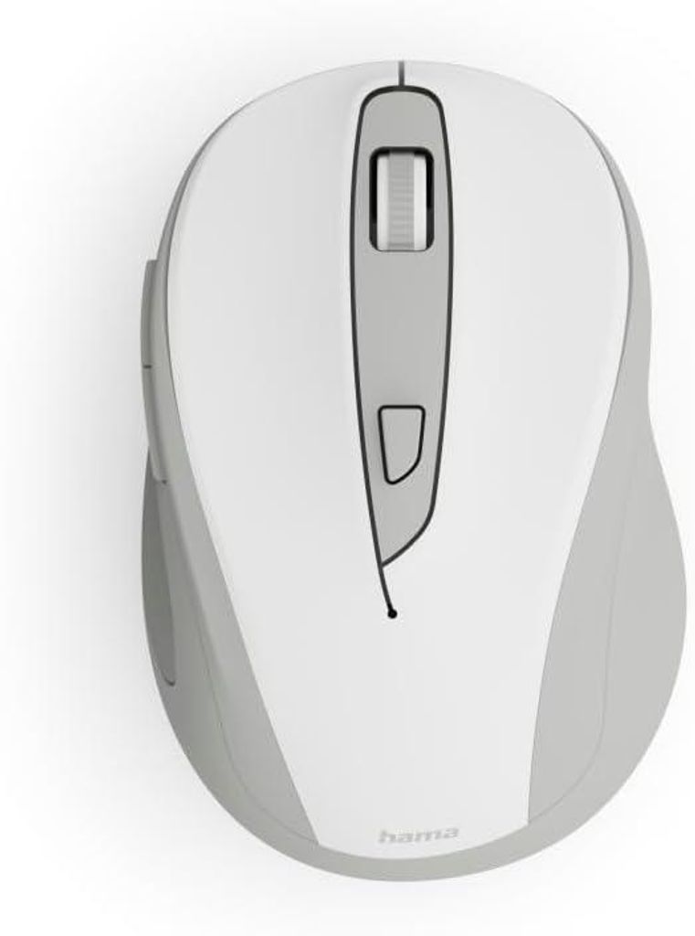 Maus kabellos (optische Funkmaus ohne Klickgeräusch, ergonomisches Design, 6 Tasten, mit Browsertasten, 800/1200/1600 DPI, 2,4 GHz Technologie