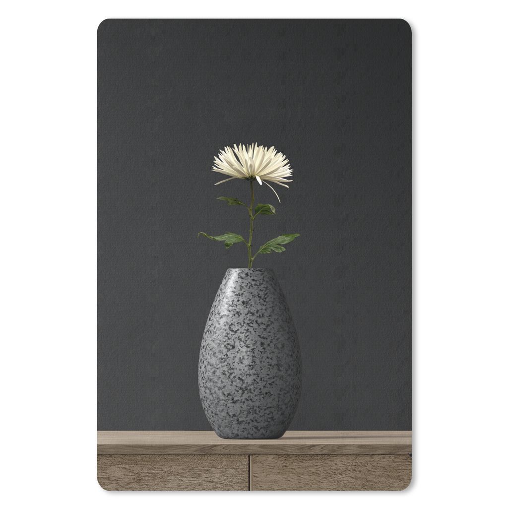 MuchoWow Mauspad Mousepad Stilleben - Vase - Blume 18x27 cm - Mousepads - Maus Mat - Pad - Mausunterlage