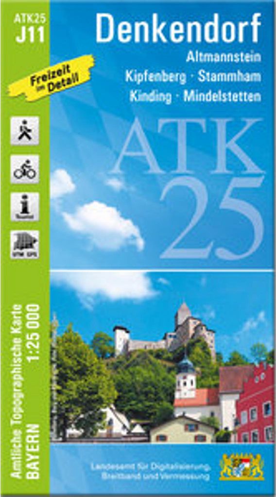 ATK25-J11 Denkendorf (Amtliche Topographische Karte 1:25000)