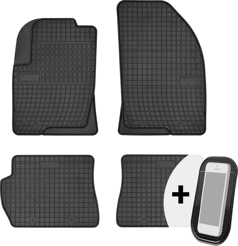 Set Tappeti Auto Gomma Ford Fiesta VI, Fusion, Mazda 2 - 2002/2013