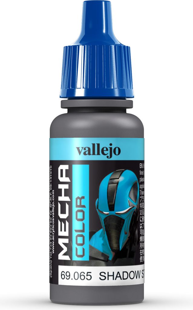 Vallejo Mecha Color 065 Dark Steel 17ml Airbrushfarbe