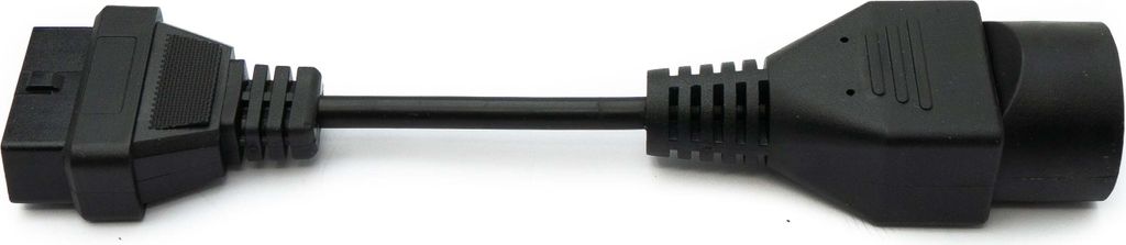 OBD Kabel 10 cm OBD 2 Buchse für Mazda 17pin in Schwarz für Auto Diagnose