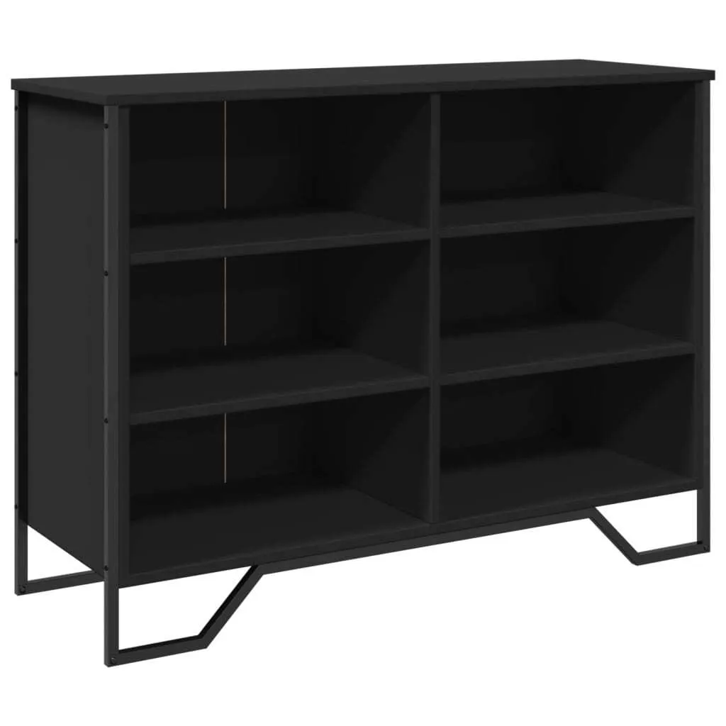 Mobile Credenza SYFAX™ Nero 101cm | Buffet Soggiorno Multiuso Moderno