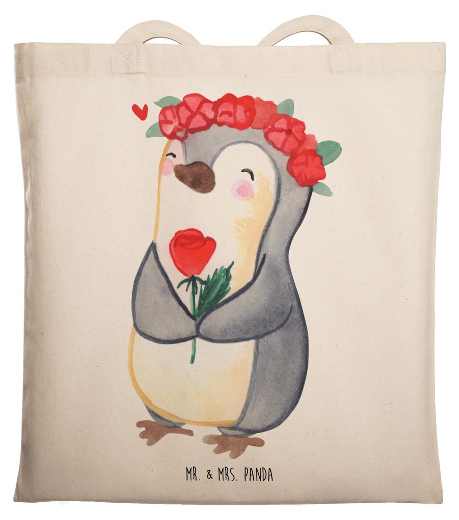 Mr. & Mrs. Panda Tote Bag Jungfrau Astrologie - Transparent - Geschenk, Sternzeichen, Geschenke für Frauen, Geburtstagsgeschenk, baumwoll shopper,...