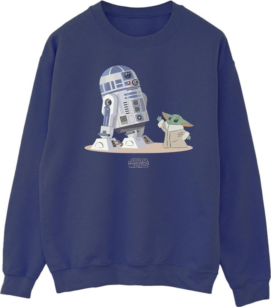 Star Wars - "The Mandalorian" Sweatshirt für Herren BI46648 (XL) (Marineblau)