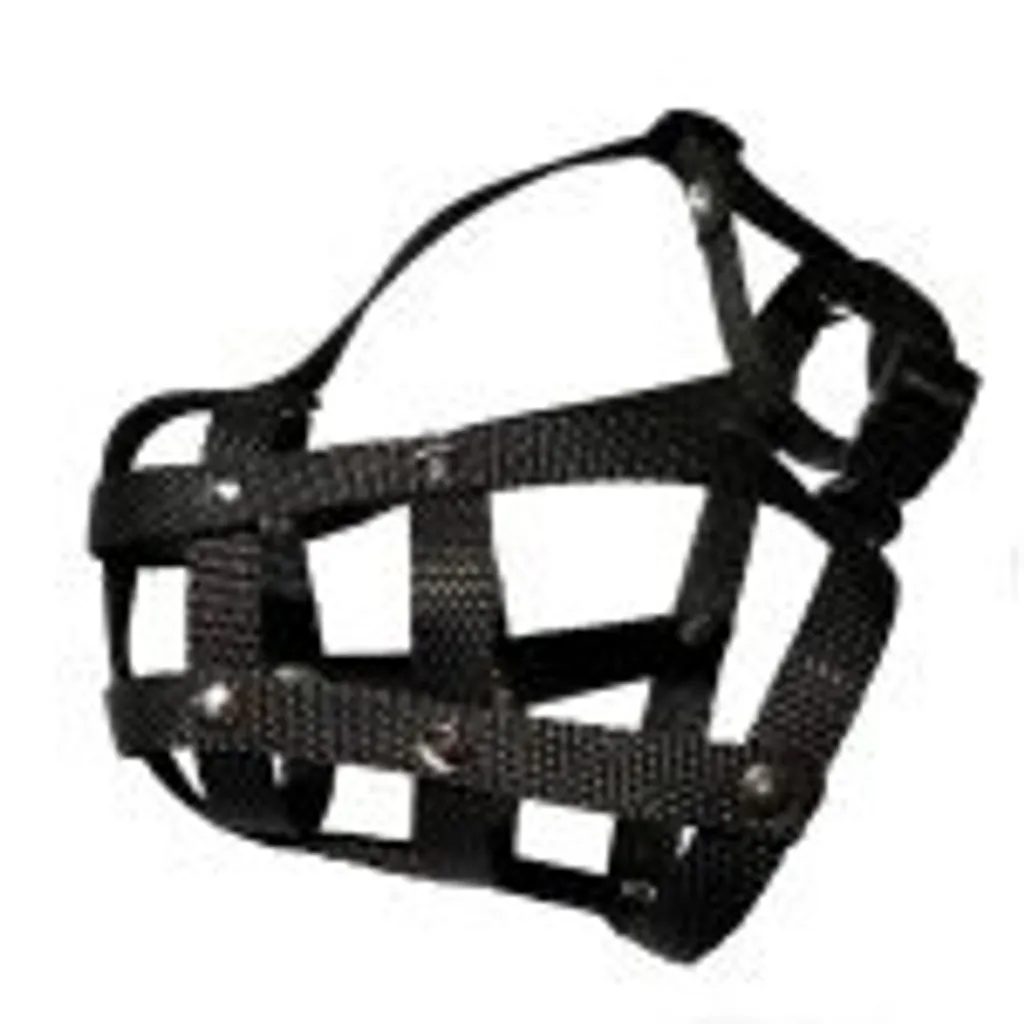 Museruola Morbida Palkar per Boxer Taglia 4 - Comfort in Nylon Nero