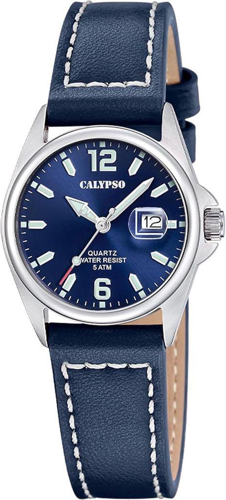 Watch Damen Analog Uhr Leder, Quarzwerk mit Mineralglas Hochfest und Wasserdicht 5 ATM - Elegant Klassisch Vintage mit hohem Tragekomfort