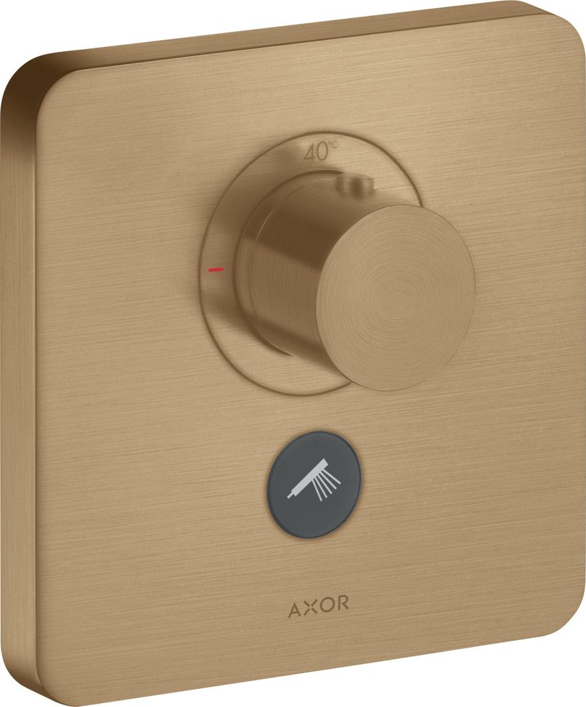 hansgrohe AXOR Starck ShowerSelect Soft Thermostat Highflow Unterputzmodell für 1 Verbraucher und einen zusätzlichen Abgang, 36706140