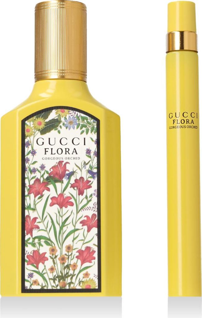 Gucci Flora Gorgeous Orchid, voor dames, 2 stuks, eau de Productafbeelding 