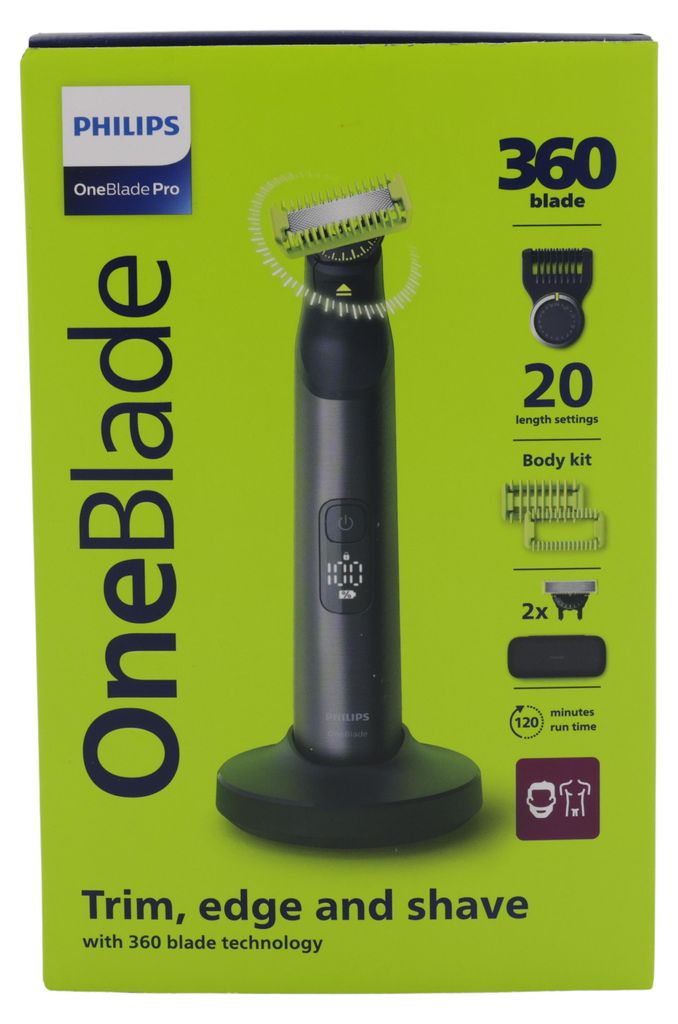 Philips OneBlade Pro 360 QP6652/61 voor gezicht en lichaam Productafbeelding 