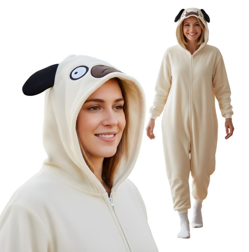 Pyžamo Onesie Kigurumi Kostým Převlek Mopy S: 145 - 155cm Obrázek produktu 