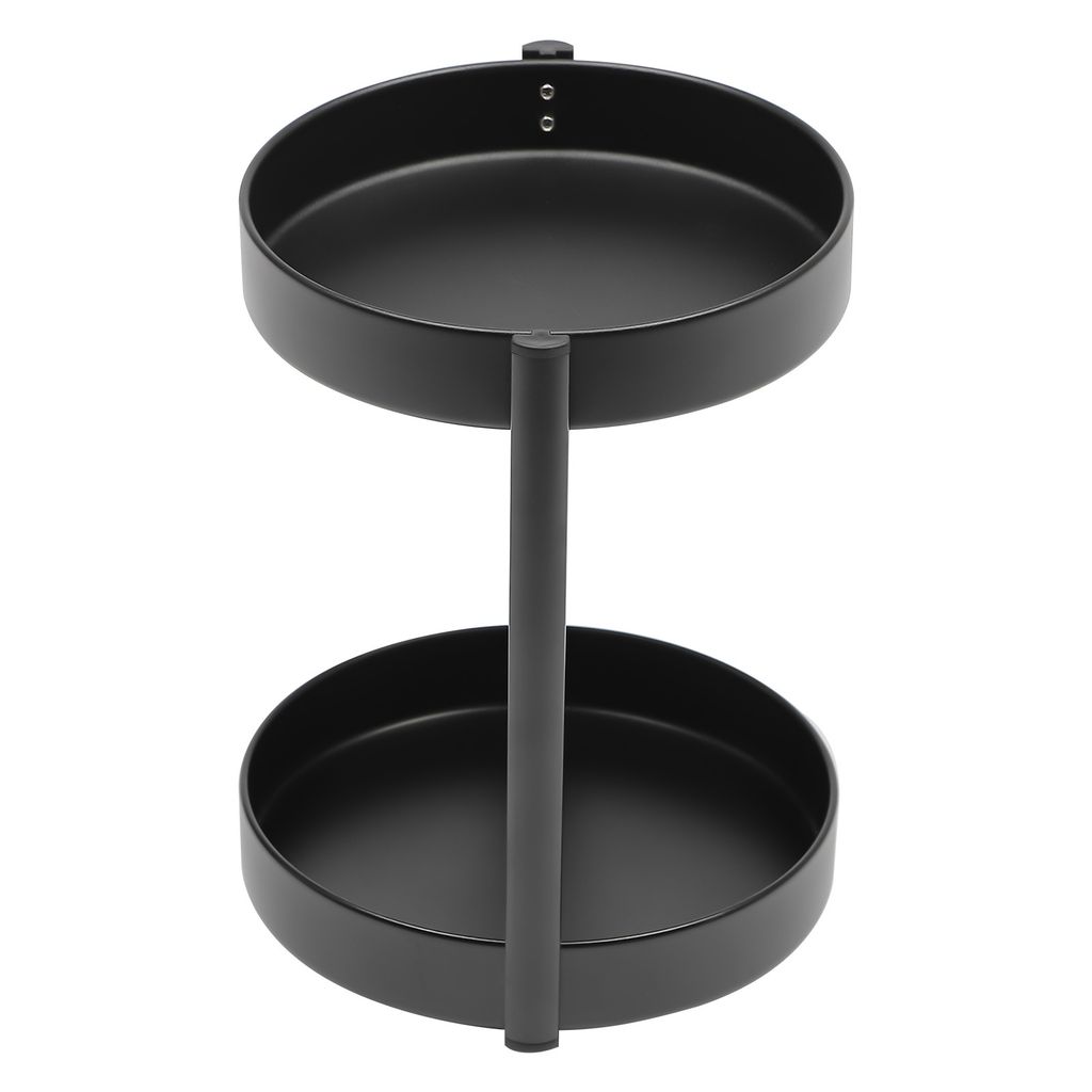 2 Etagen Gewürzregal 360° drehbar stehend rund Metall Produktbild 6