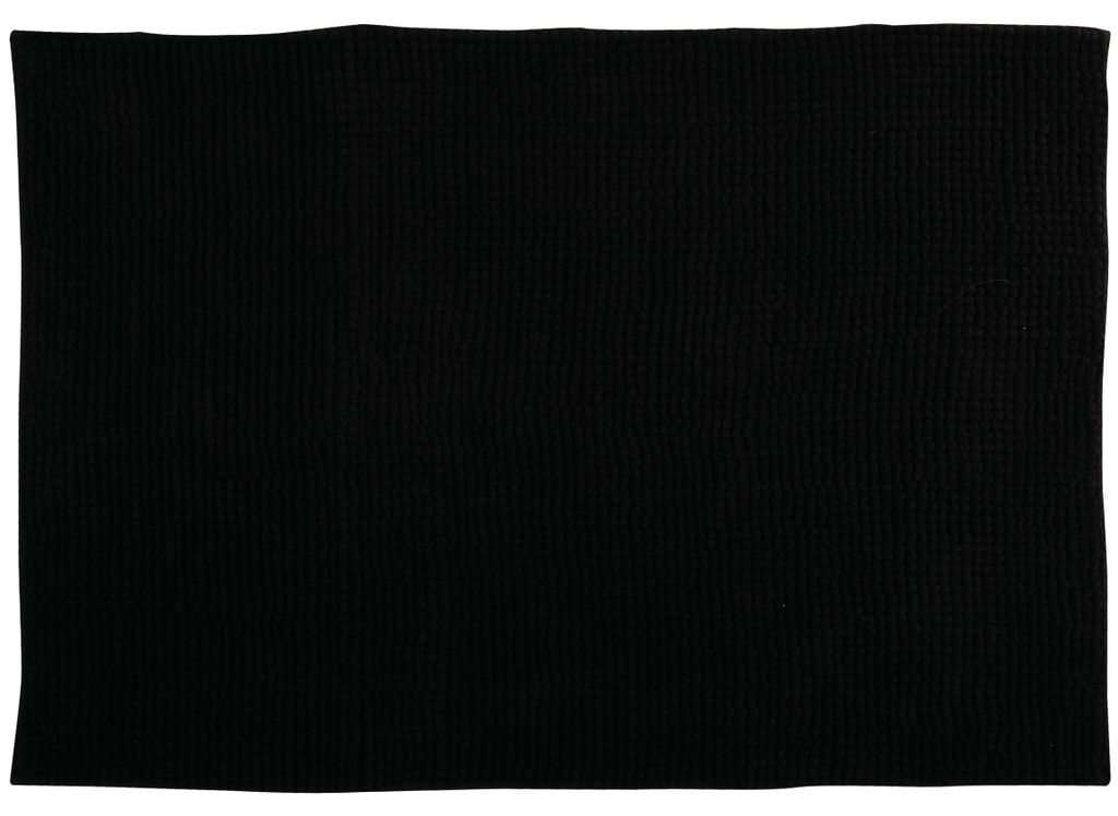 Badteppich MSV CHENILLE 80 x 50 cm schwarz