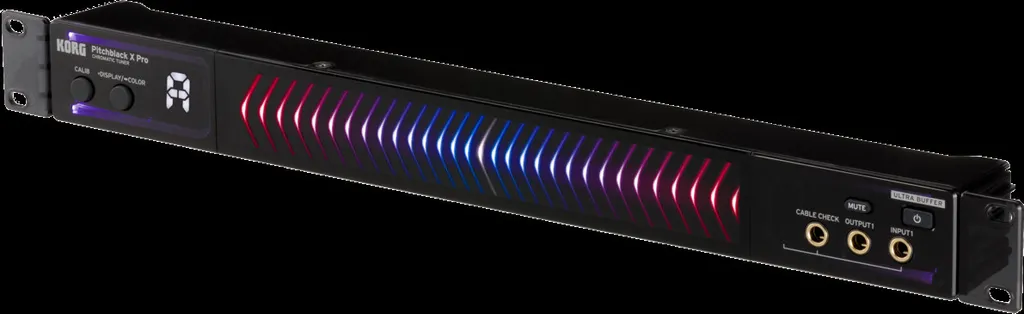 Korg Pitchblack X Pro Accordeur en Rack Haute Précision pour Guitare