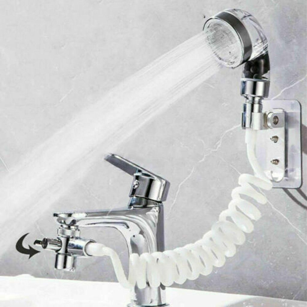 Duschkopf Handbrause Für Wasserhahn Waschbecken Wasserspar Produktbild 