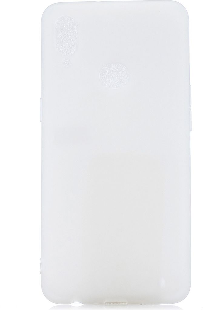 Für Samsung A10S A20S Shockproof TPU Rückenabdeckung Weiche Candy Farbe Frosted Surface Handy Gehäuse weiß