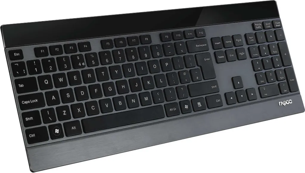 Clavier sans fil Rapoo E9270P idéal pour le télétravail et bureau design 5GHz