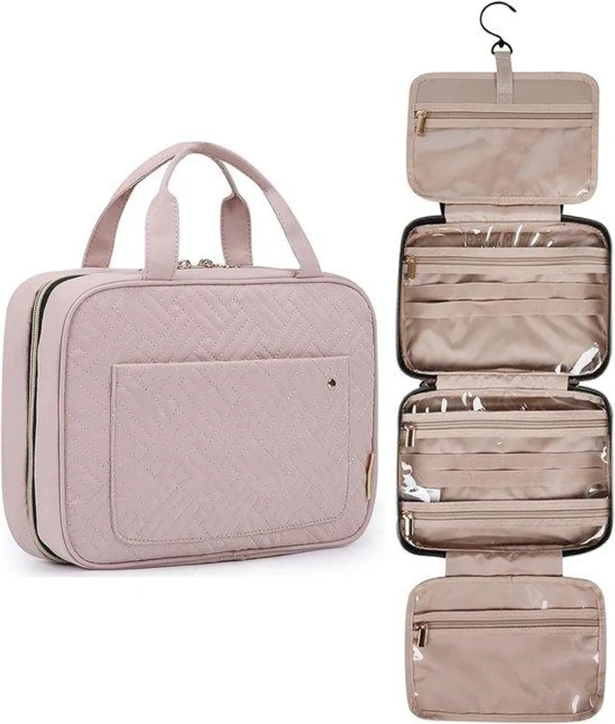 Sac de Voyage pour Maquillage et Toilette - Idéal pour Femme Active