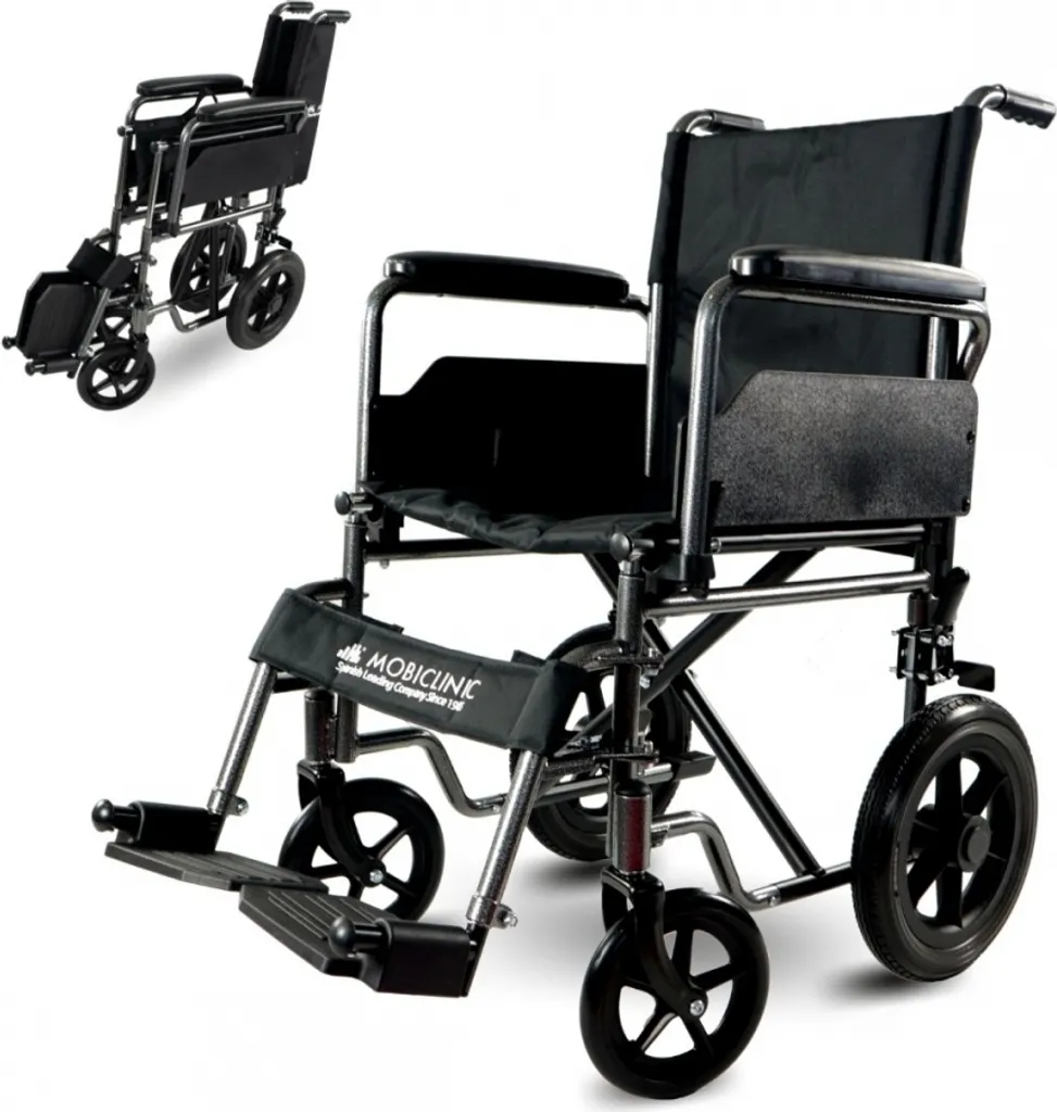 Fauteuil roulant pliant pour transport facile et usage domestique