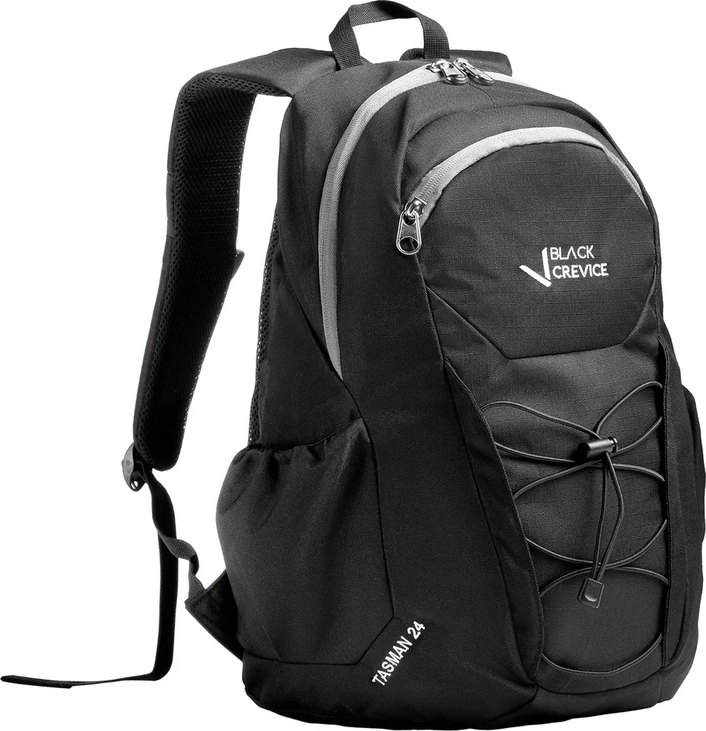 BLACK CREVICE - Zaino da esterno TASMAN 24 litri | Nero